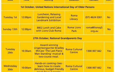 241030: Senior’s Month Activities